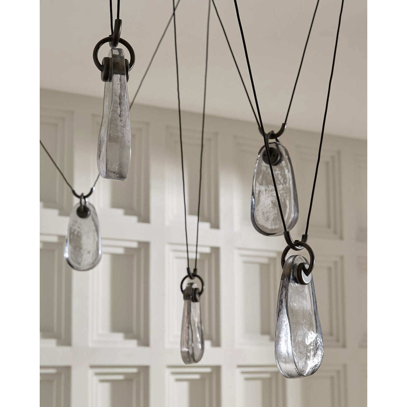 Melt 5 Light 63 inch English Bronze Chandelier Ceiling Light